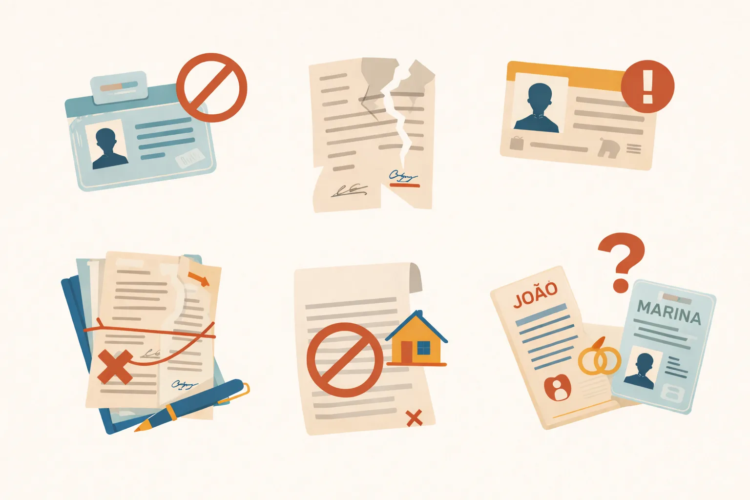 Documentos mais recusados em cartório e como evitar problemas no atendimento
